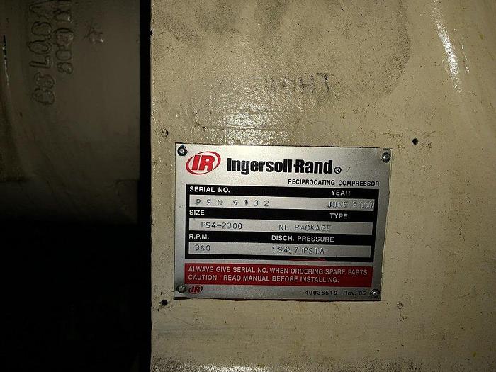 Used Ingersol Rand PS4 Reciprocating Air Compressor