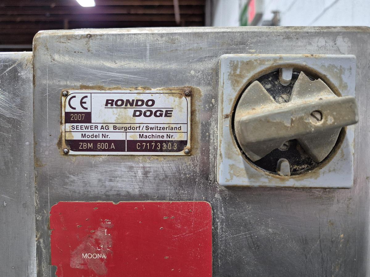 Used Rondo Doge Commercial Baguette Molding & Production Line