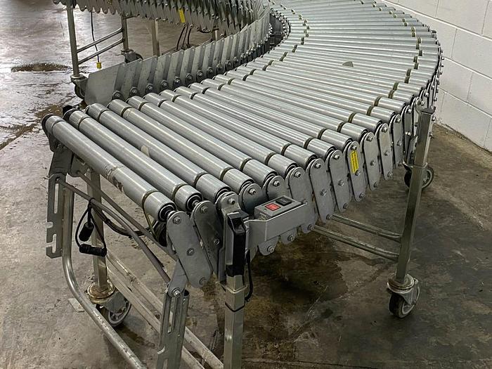 Used BestFlex Powered Flexible Roller Conveyor