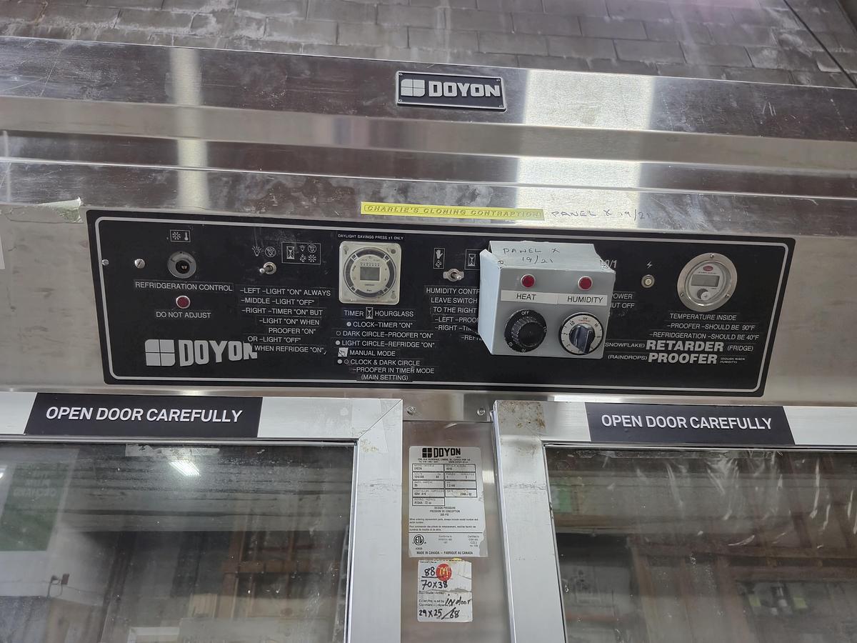 Used Doyon ER236 Roll-In Retarder Proofer Combo
