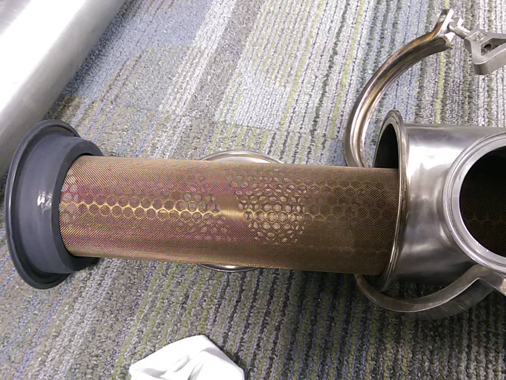 Used Cherry Burrell Suction Strainer Filter