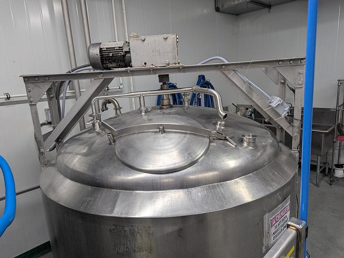 Used APV Crepaco 600 Gal. Processing Tank