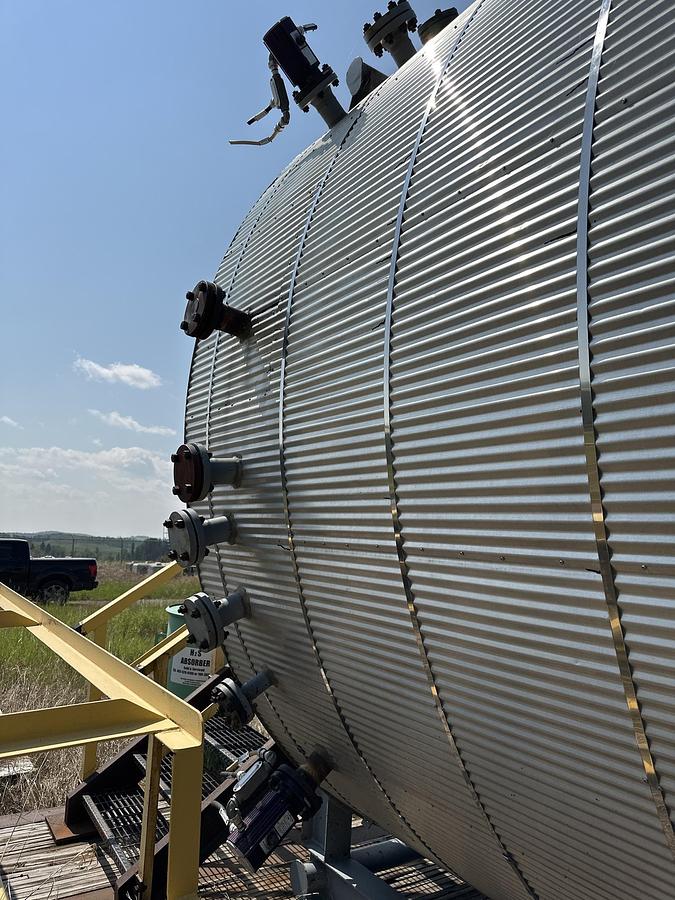 Used 400L BBL Double Wall Skidded Storage Tank