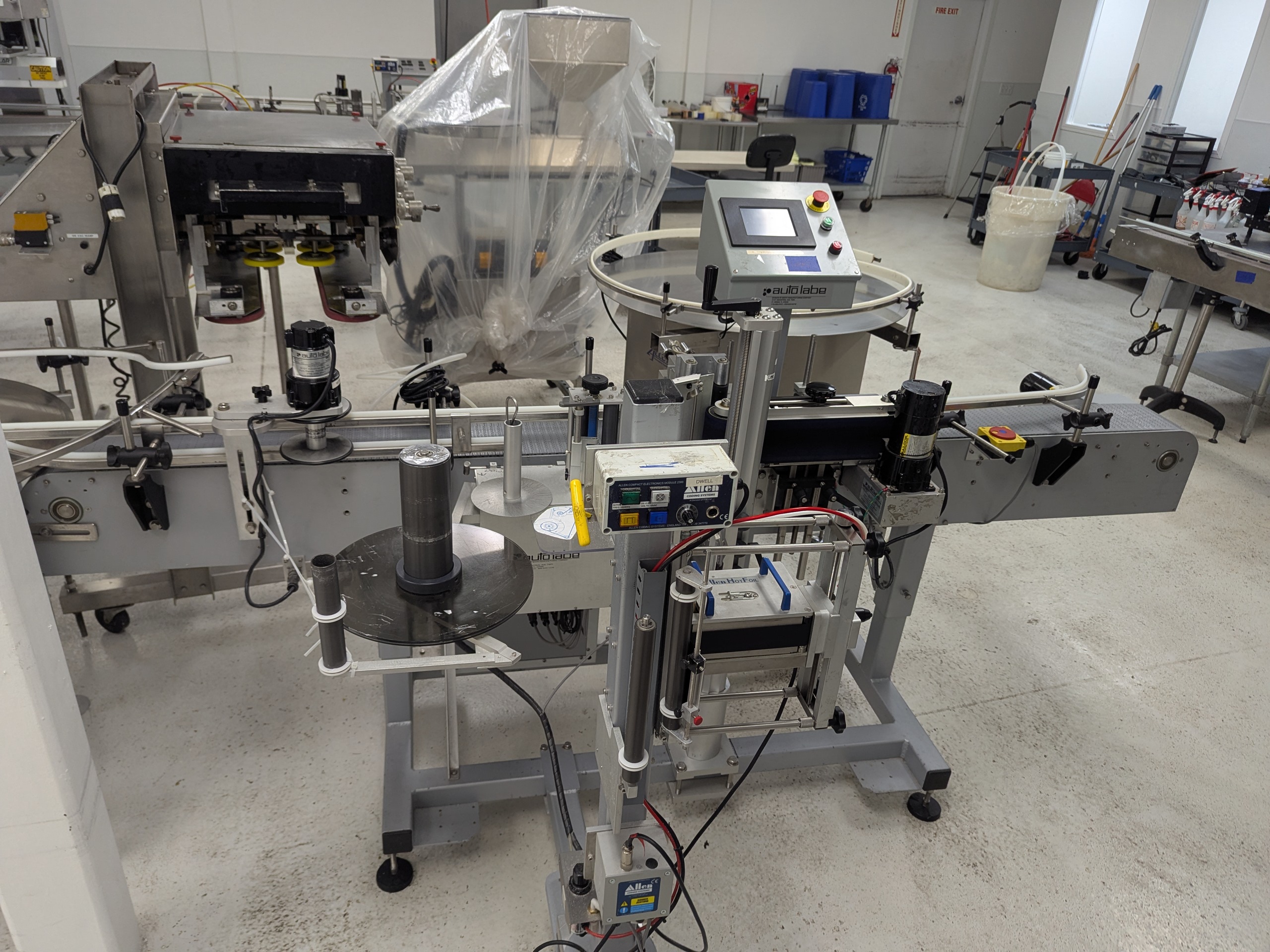 Used Autolabe Inline Bottle Labeller