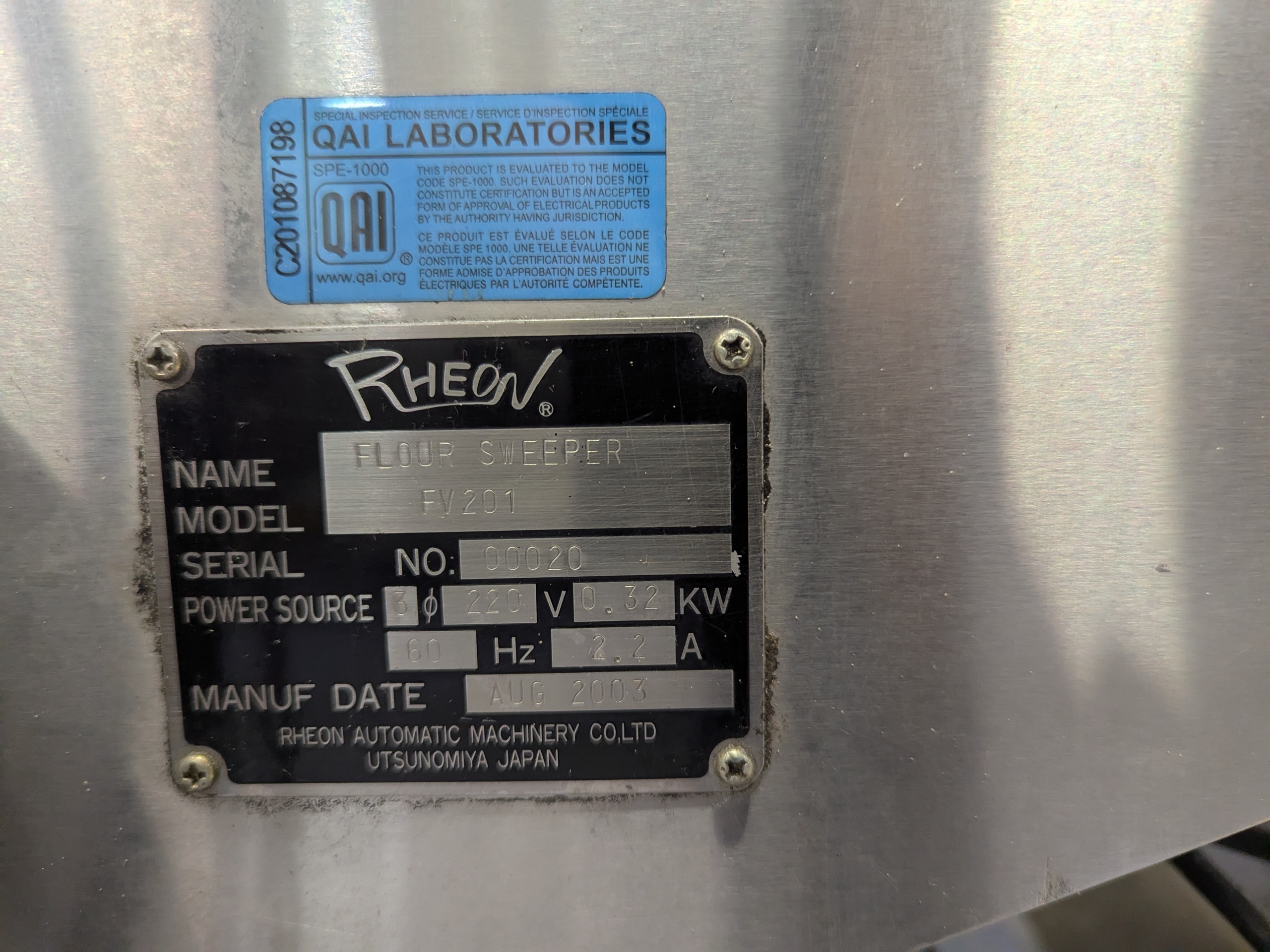 Used Rheon Bread Line