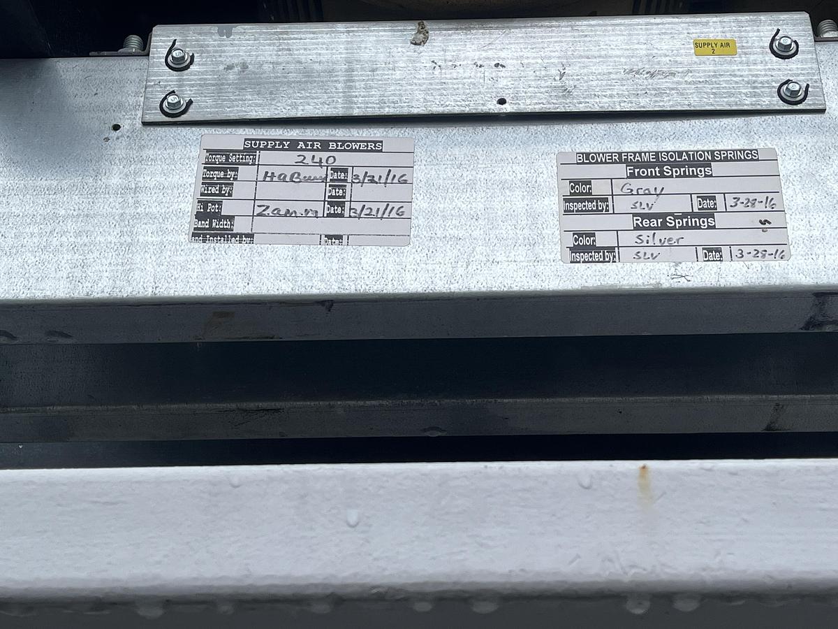 Used 4-Fan Conveyor Dryer