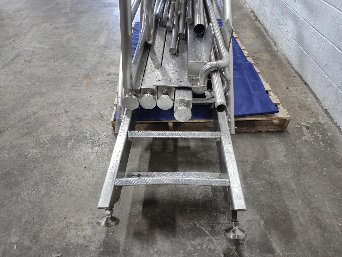 Used Stainless Steel Platform & Stairs