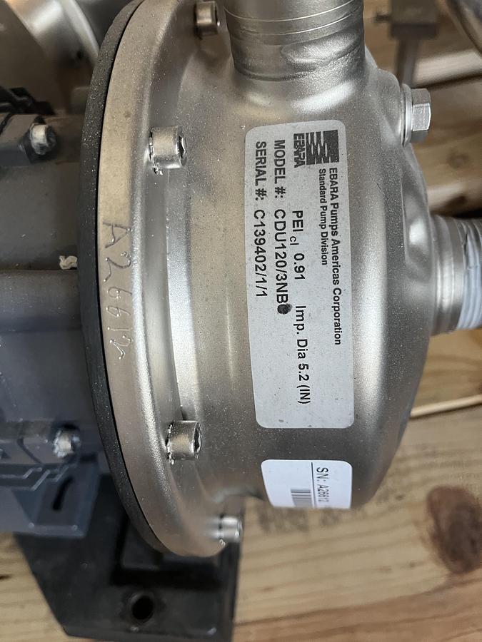 Used PD Pump with TechTop Motor