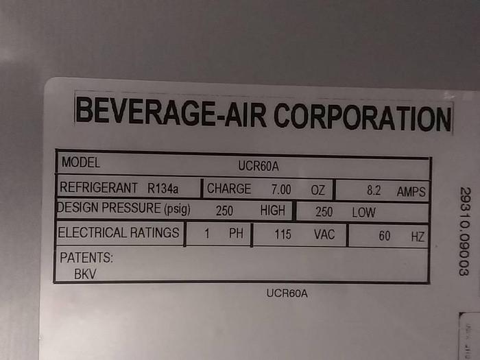 Used Beverage Air Bar Fridge