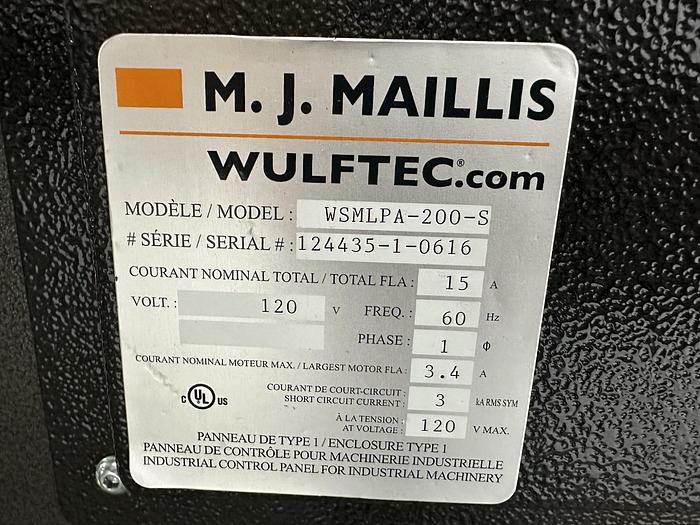 Used Wulftec WSMLPA-200-S Pallet Wrapper