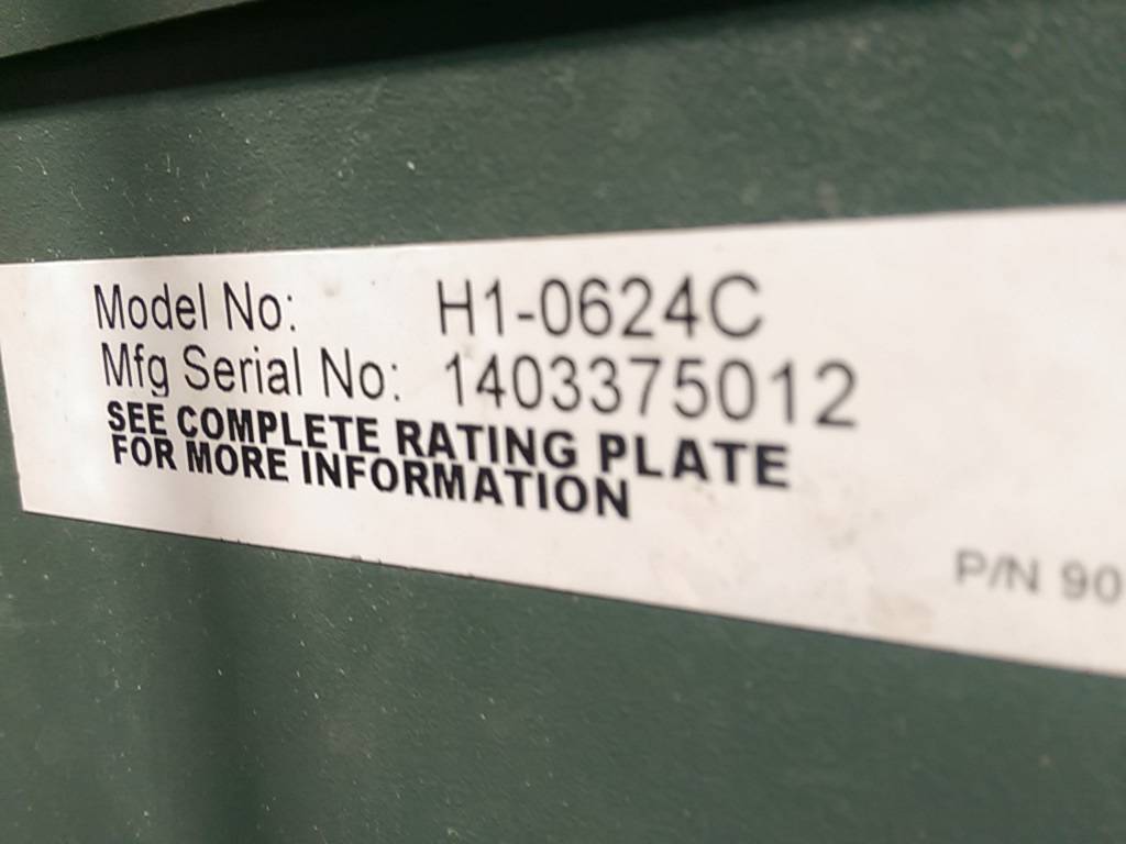 Used RAYPAK BOILER, MODEL H1-0624C
