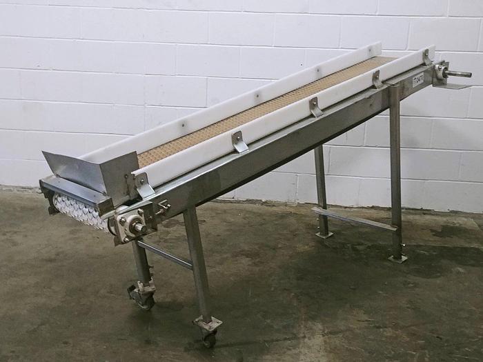 Used 7'L Incline Conveyor