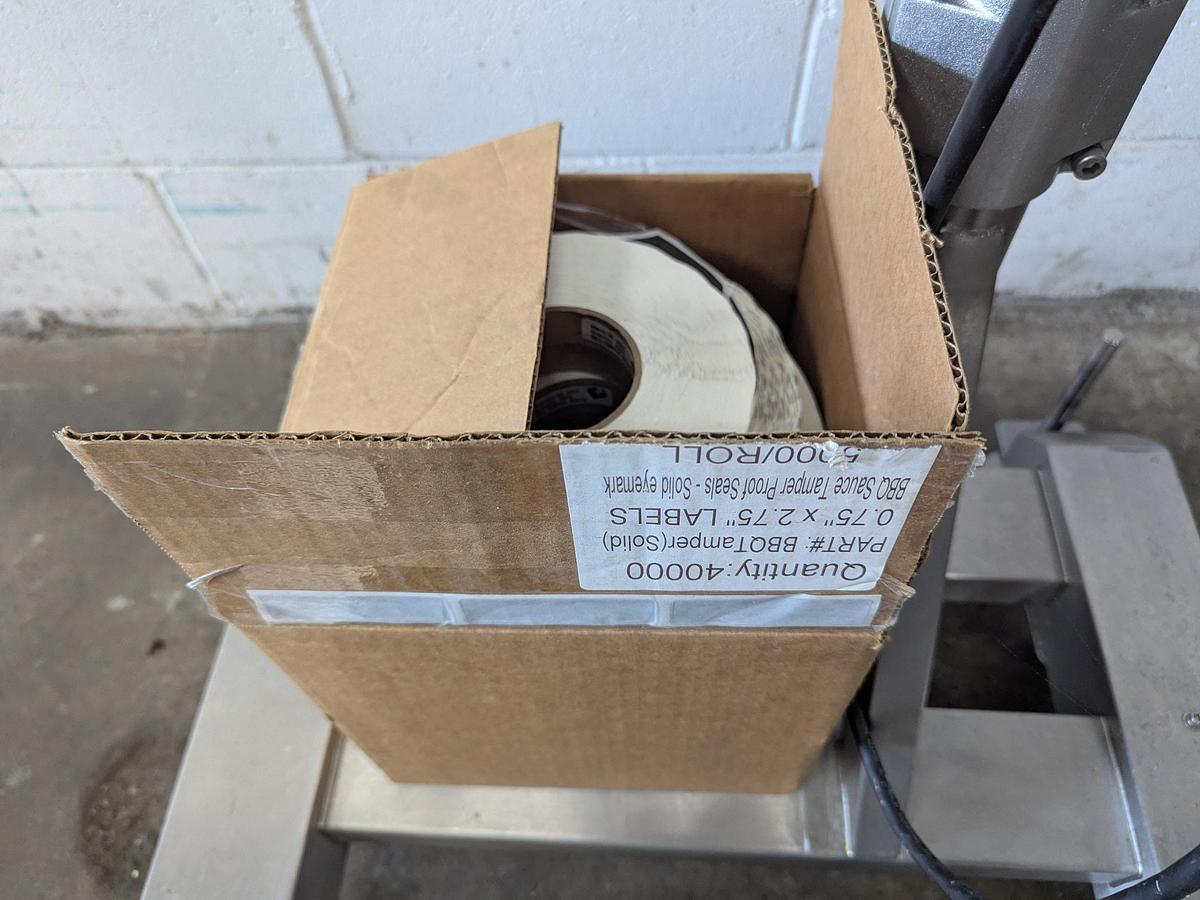 Used Accutek Labelette Tamper Evident Seal Applicator 