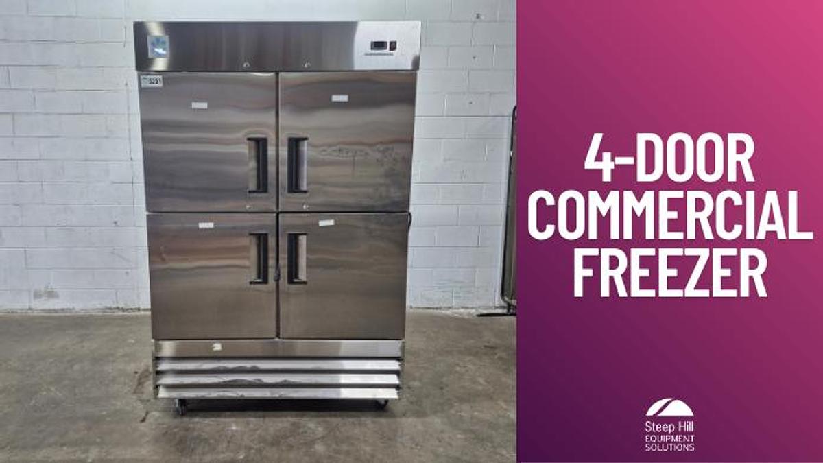 Used Eurodib 54" 4-Door Commercial Freezer