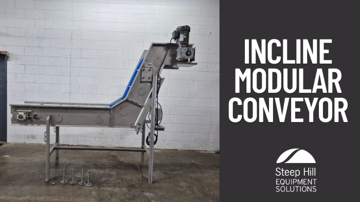 Used Incline Modular Conveyor