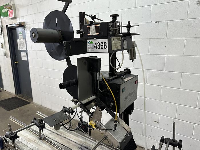 Used Auto Labe 110RH Single-Head Labeller with 310 Imprinter