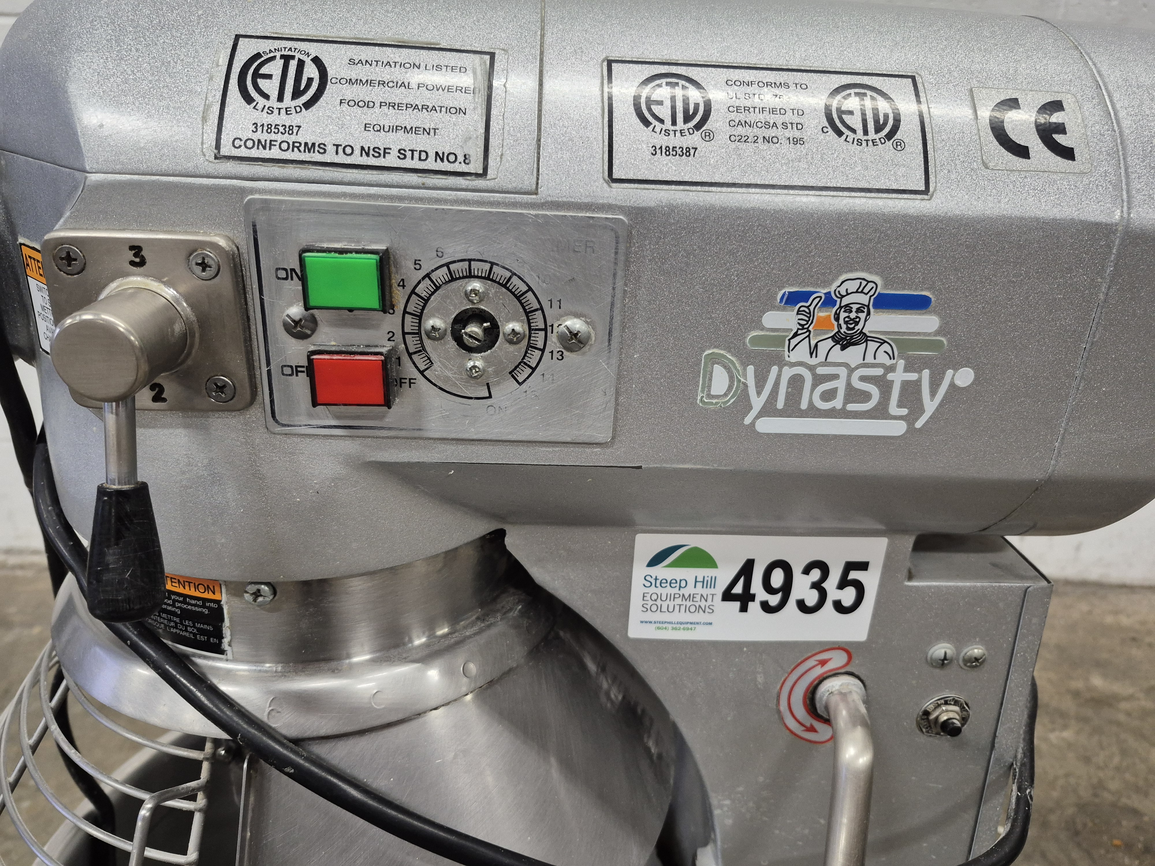 Used Dynasty 20 Quart Planetary Mixer 