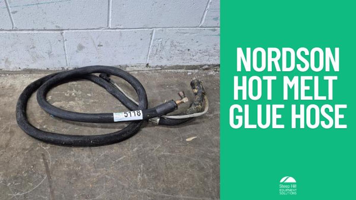 Used Nordson 10ft Heated Hot Melt Glue Hose