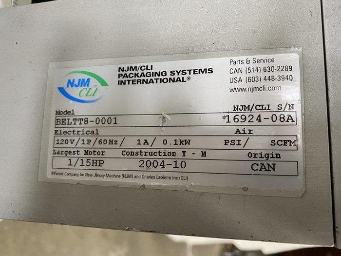 Used NJM 9' Indexing Conveyor Frame