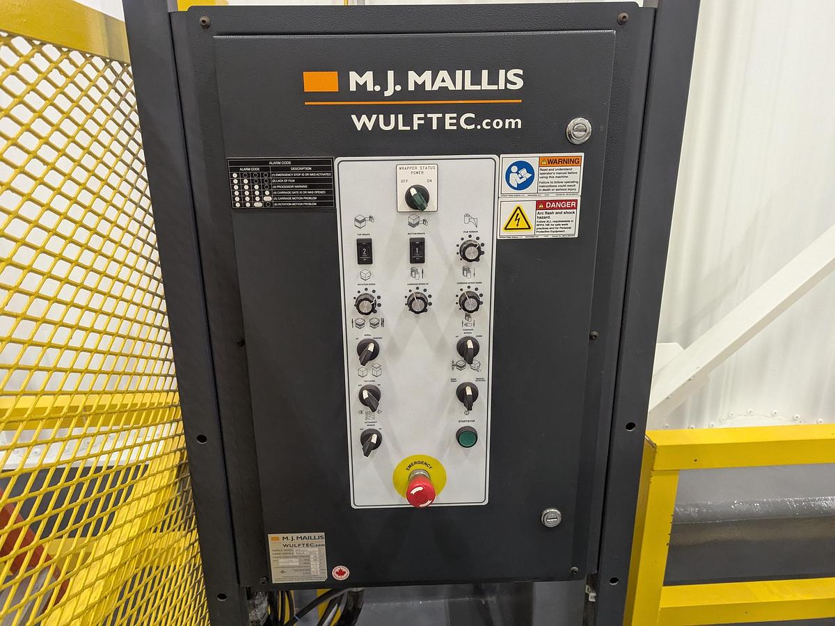 Used Wulftec Semi-Automatic Rotary Arm Stretch Wrapper