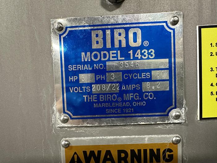 Used Biro Meat Band Saw 1433