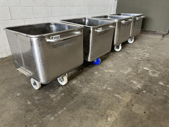 Used Stainless Steel Meat Buggies