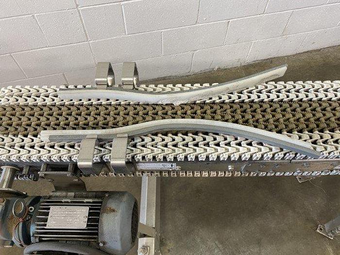 Used 10' Modular Belt Conveyor with Curve