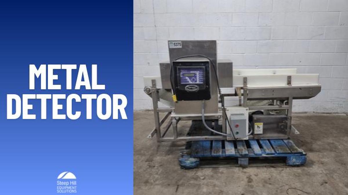 Used Fortress Stealth 22" W x 9.5" H Conveyorized Metal Detector