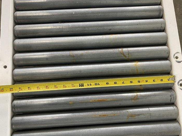 Used 11' Curved Roller Conveyor