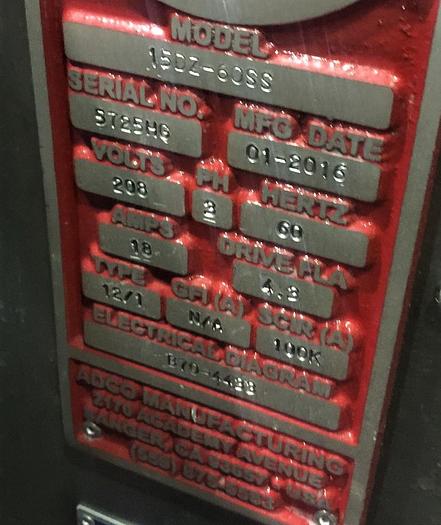 Used 2016 Adco 15DZ Horizontal End Load Cartoner