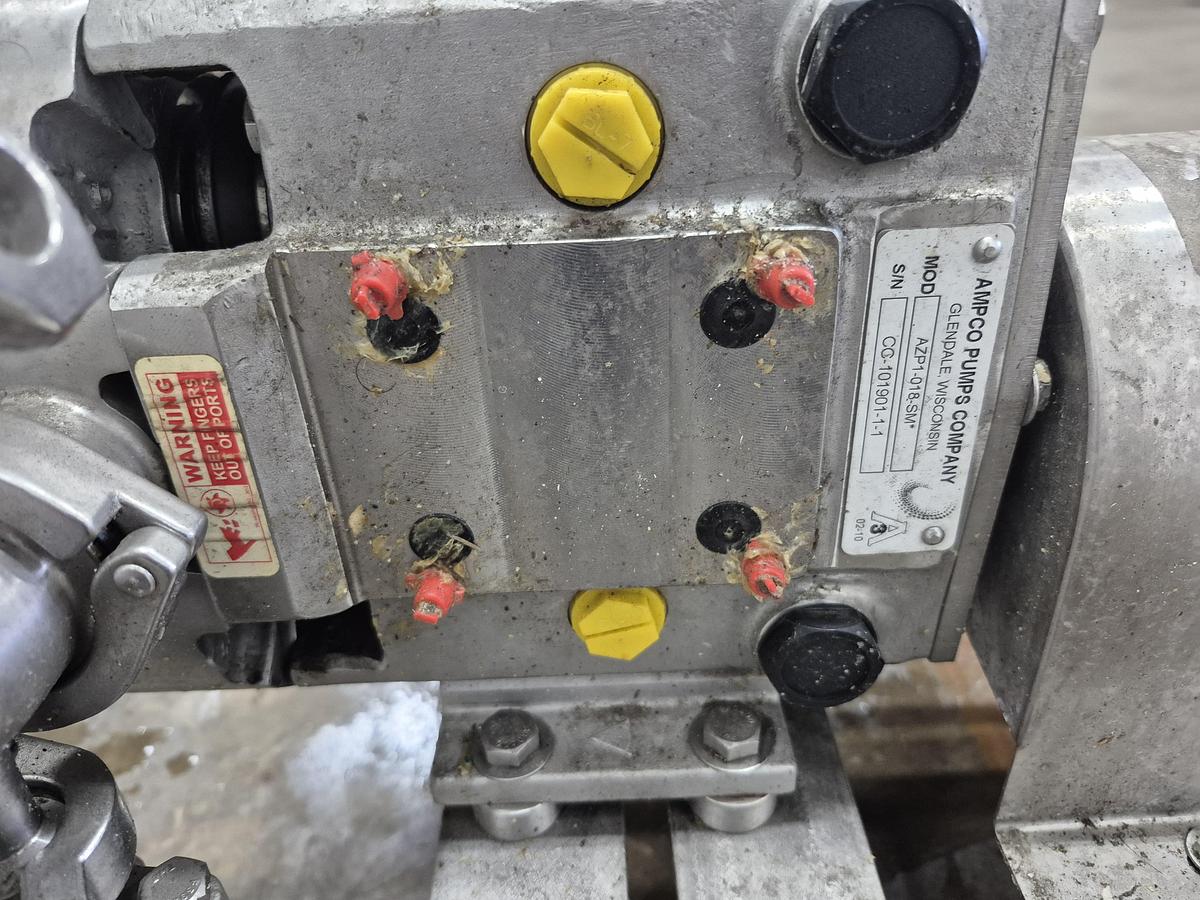 Used Ampco Sanitary Positive Displacement Pump
