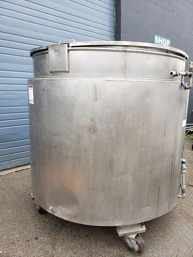 Used 800 Gal SS Jacketed Holding Tank