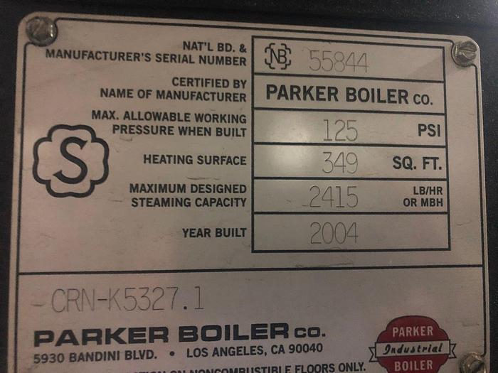 Used Parker Boiler System