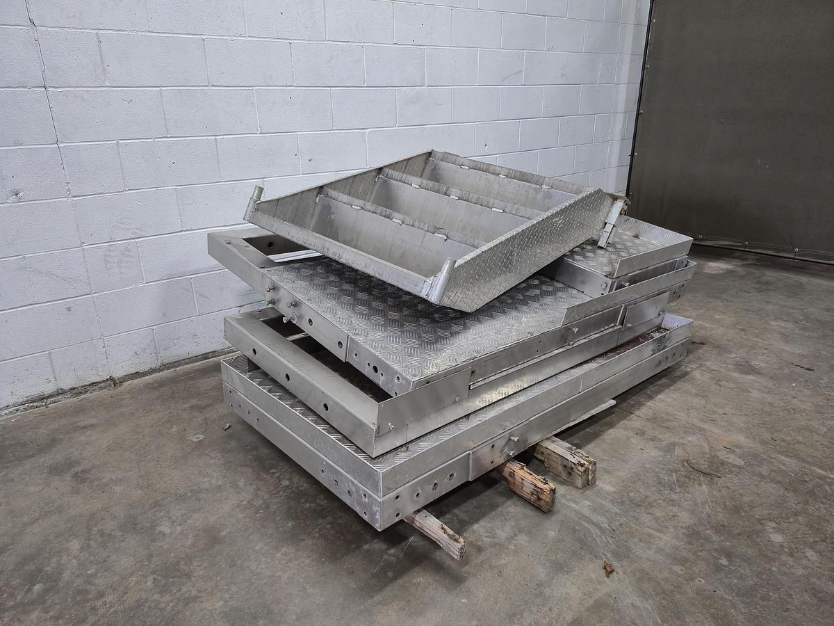 Used Stainless Steel Platform & Stairs