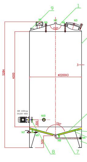 Used 15,000 Litre SS Tanks