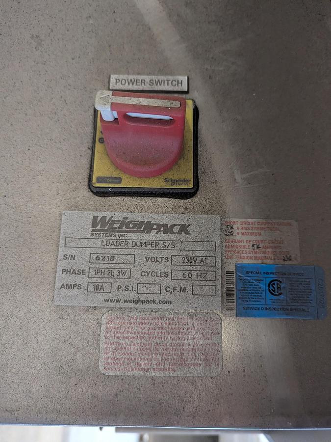Used WeighPack SS Load Dumper