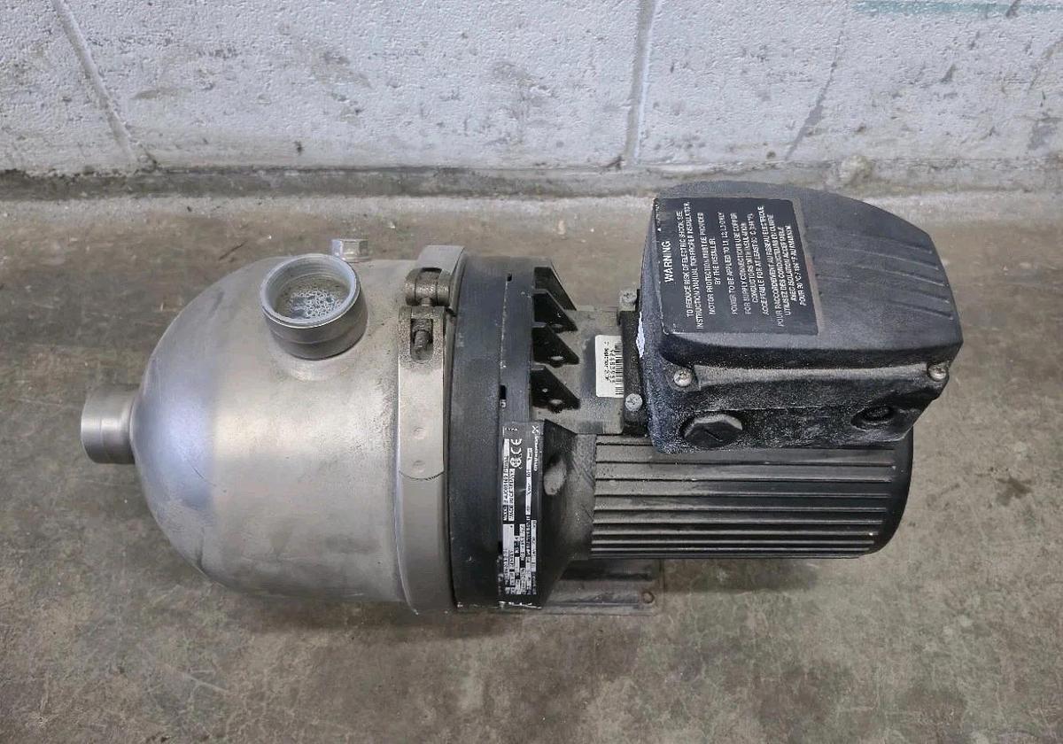 Used Grundfos CHIU 4-20 Hot Clean Water Pump 3/4 HP 440V B 4J008162 P10643