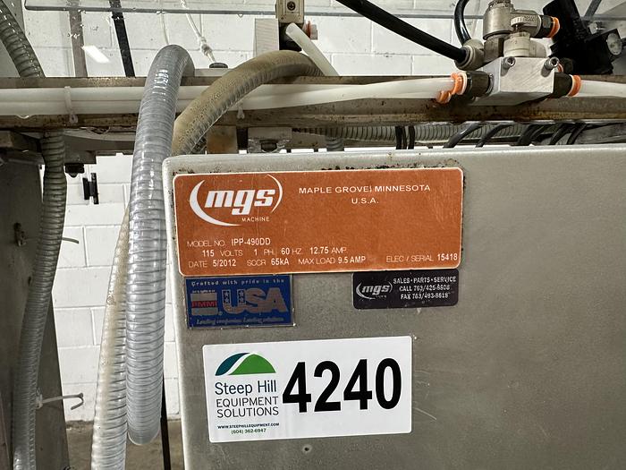 Used MGS IPP-490DD Intermittent Pick n' Place