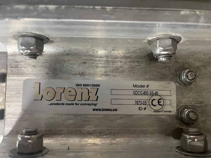 Used Lorenz GDCG-800 Gravity Dual Control Gate