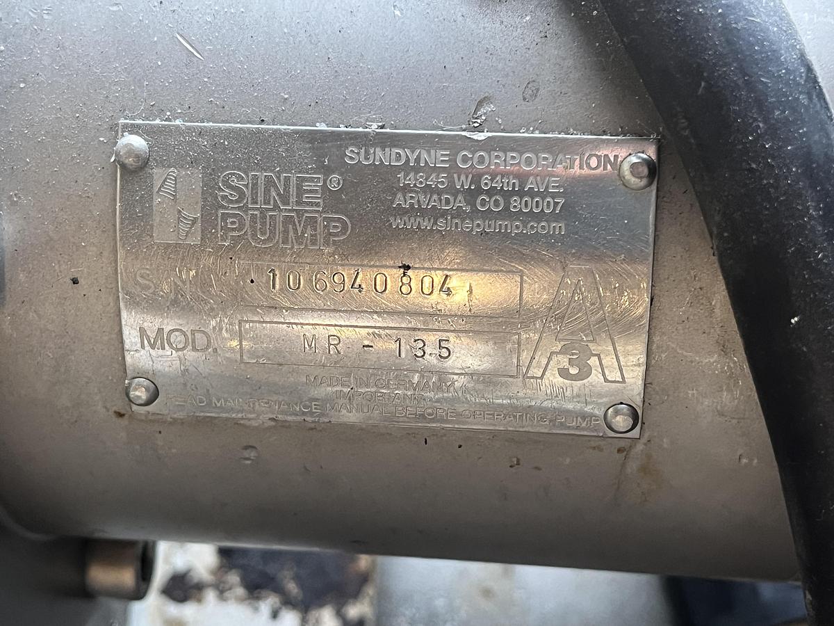 Used Sundyne Sine Pump