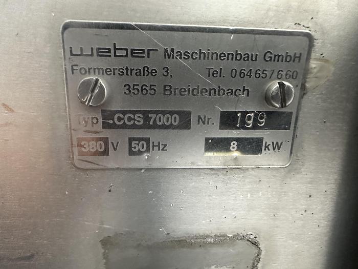 Used Weber Heavy Duty Circular Slicer CCS7000
