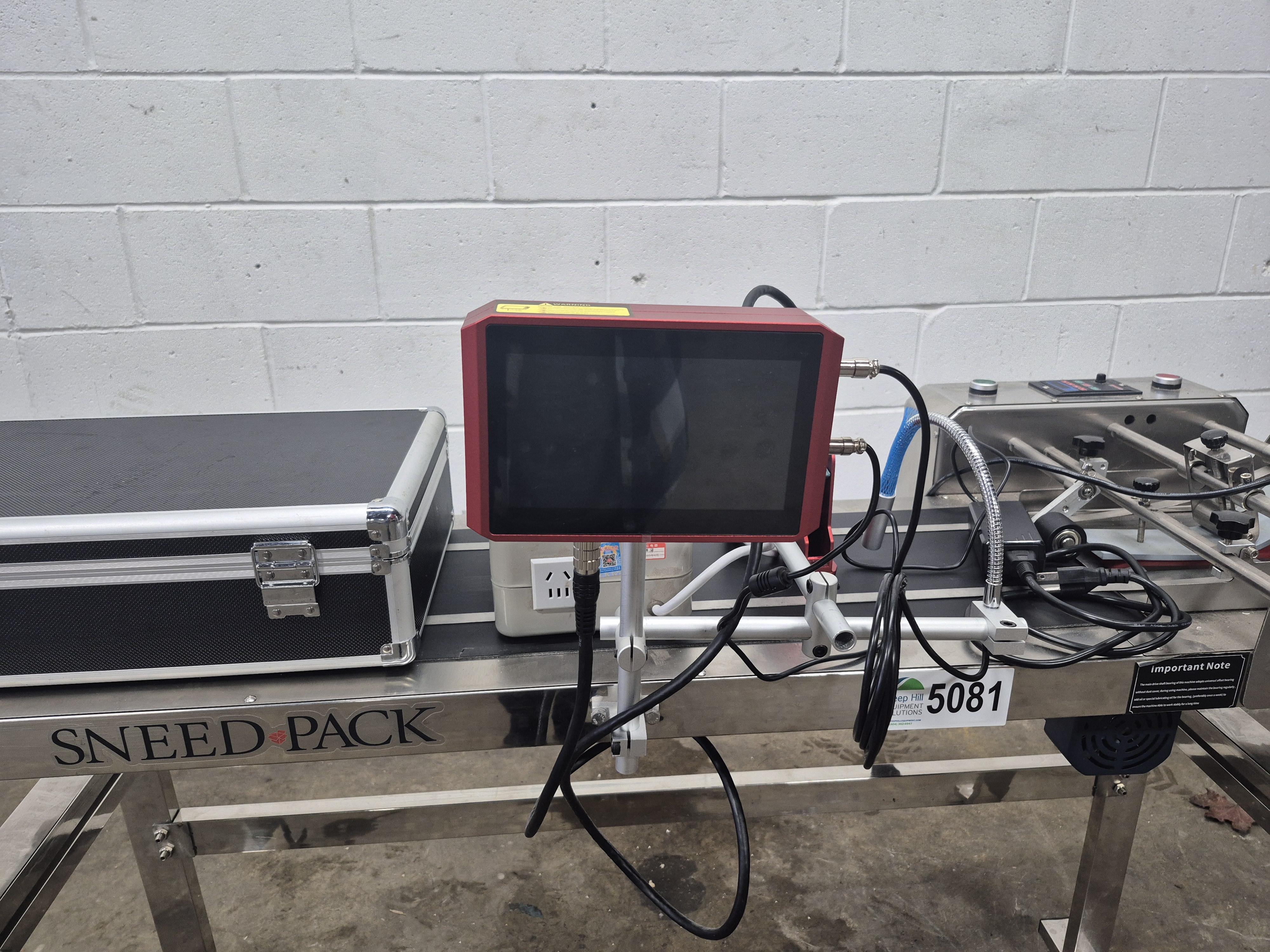 Used Sneed-Pack 5ft Conveyor