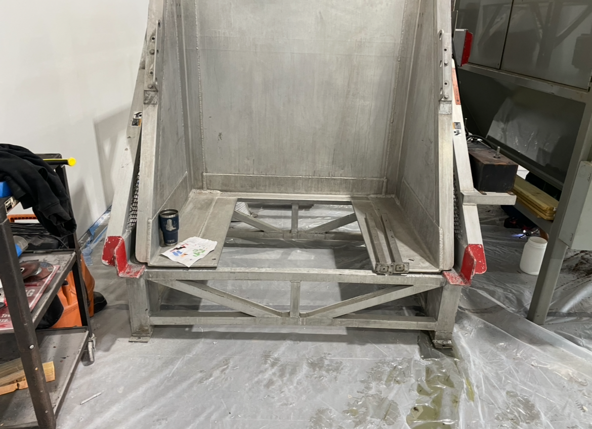 Used Hydraulic Bin Dumper