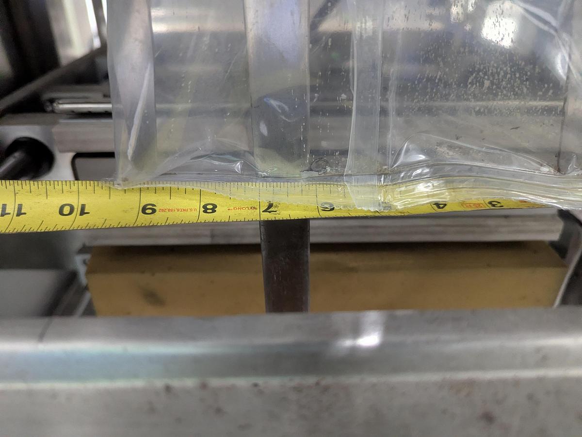 Used 10-Head Scale Bagger System with Infeed Conveyor 