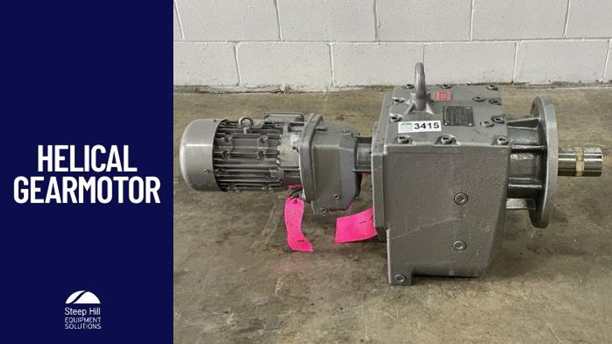Used Nord In-line Helical Gearmotor