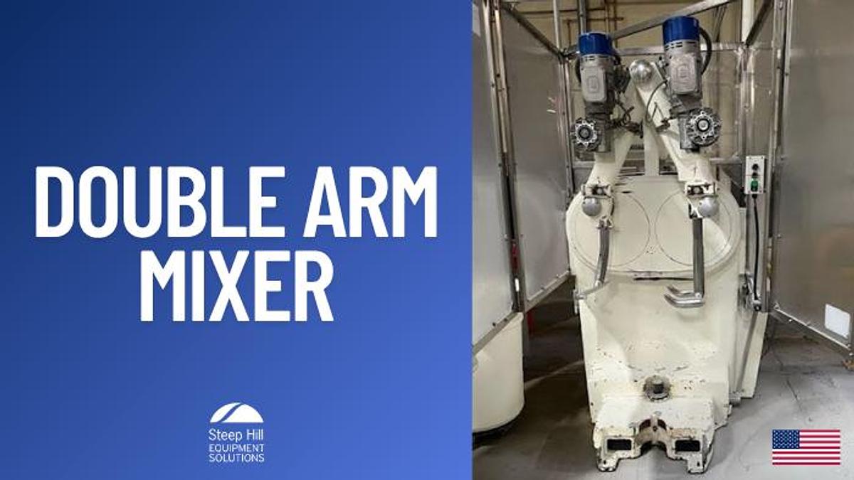 Used Pietro Berto IBT300A Double Arm Mixer