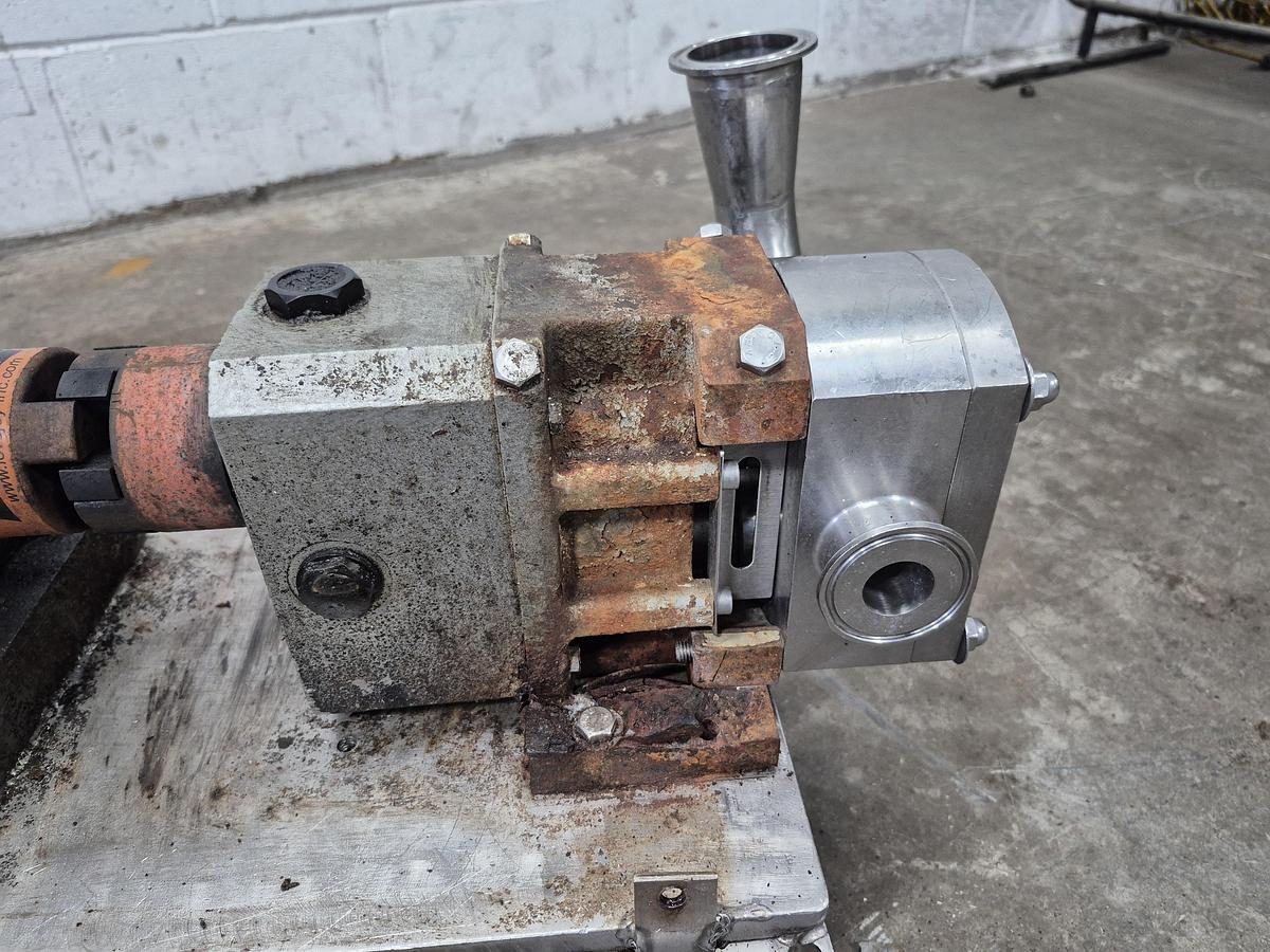 Used 1 HP SS PD Pump with Cart