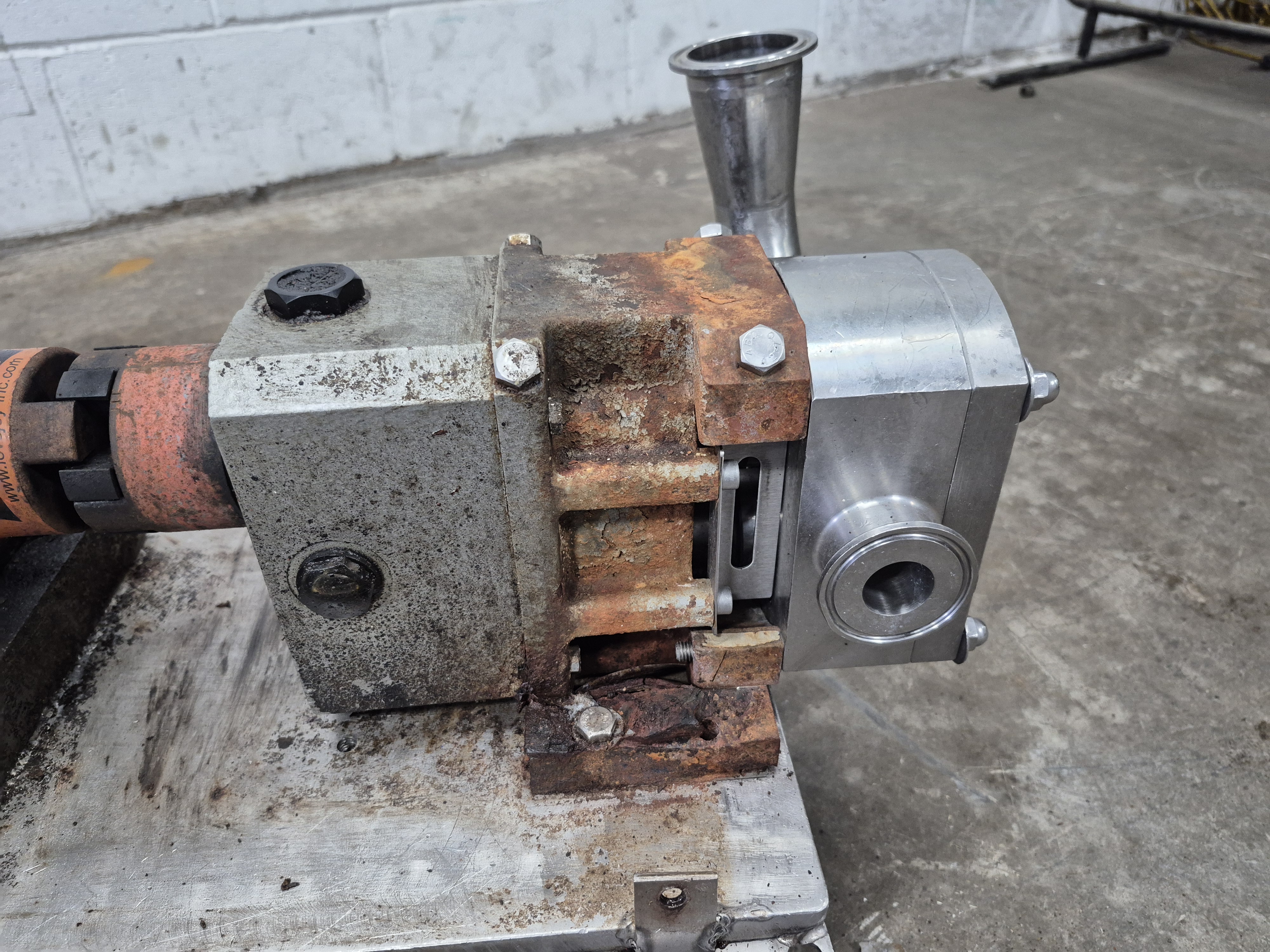 Used 1 HP SS PD Pump with Cart