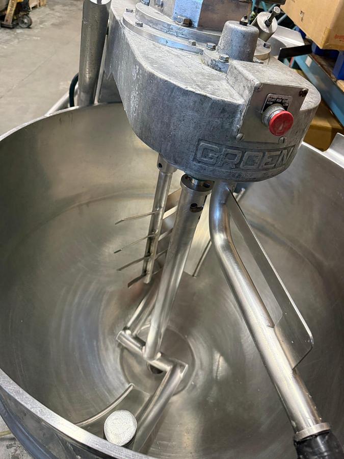 Used Twin Groen 80 Gallon Kettles with Scrape Agitation