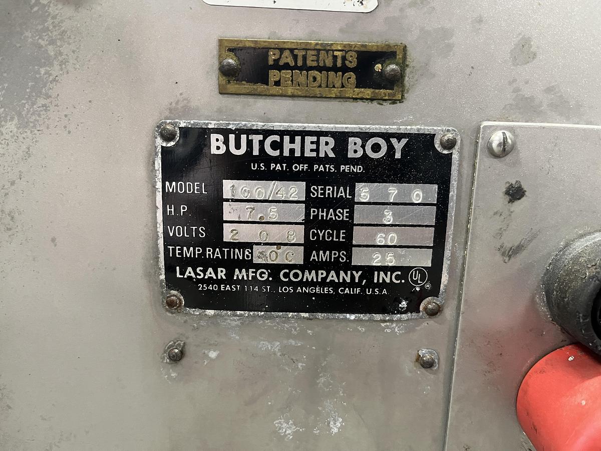 Used Butcher Boy 100/42 Meat Grinder